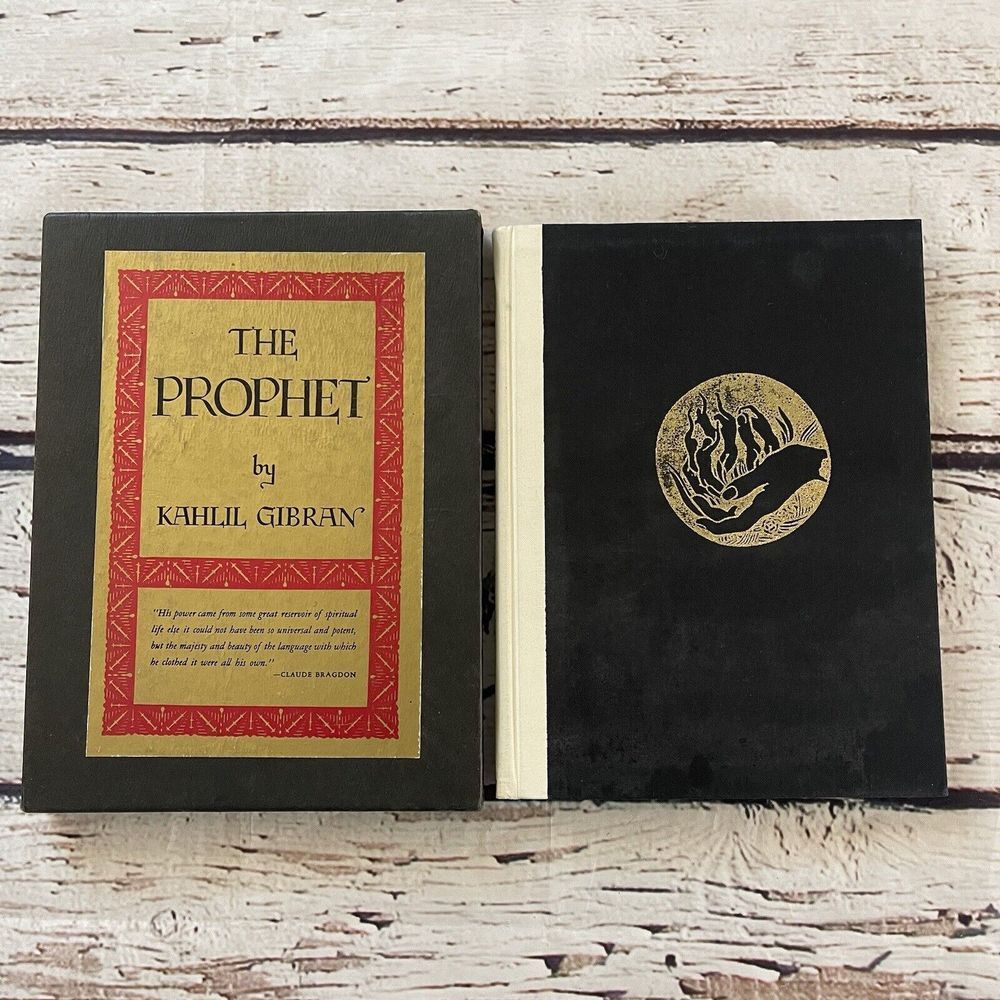 The Prophet by Kahlil Gibran 1989 30th‎ Printing Knoff Slip Case Borzoi Book HC